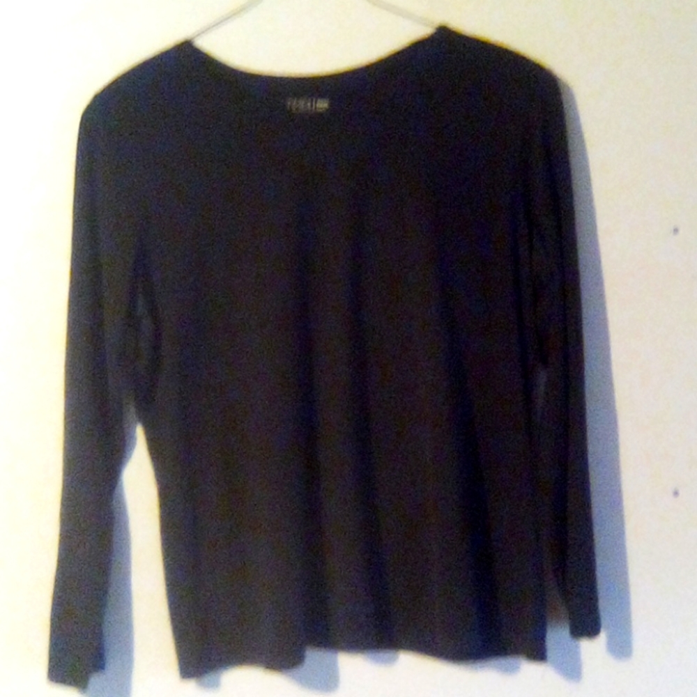 Time and Tru Crew Neck Long Sleeves Boho Casual Fit Sweater Woman